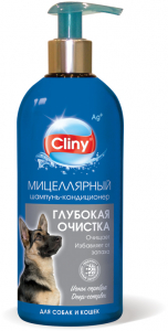Шампунь-кондиционер Глубокая очистка для собак и кошек